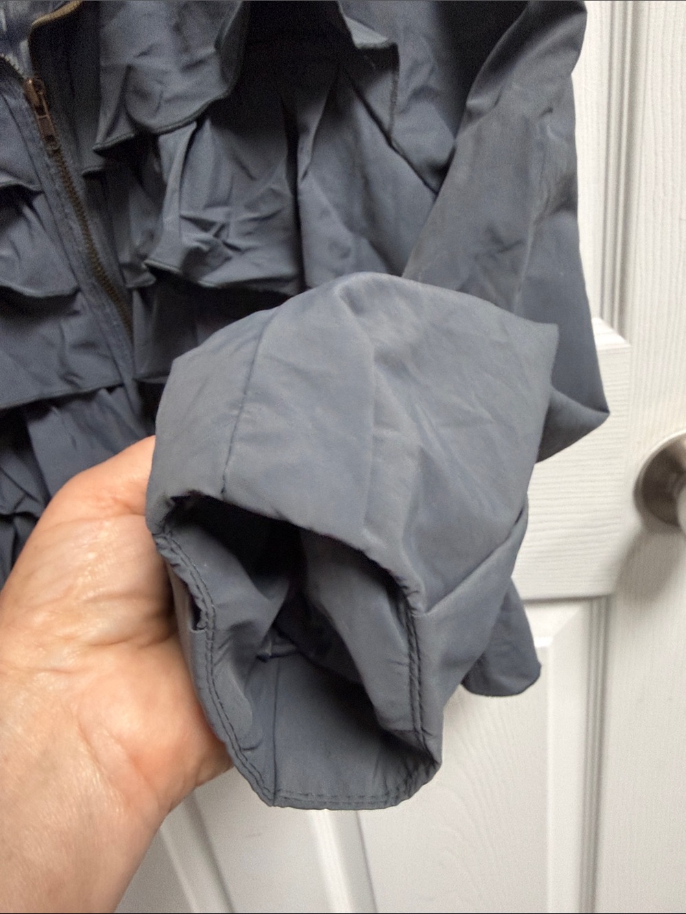 Luii Ruffle Front Full Zip Jacket - Picture 4 of 7